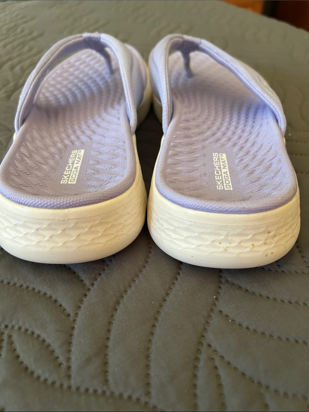 NWOB - Skechers Lavender Flip-Flop Sandals - Picture 4 of 6